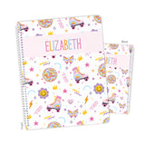 Roller Skates Sports Personalized Notebook or Sketchbook