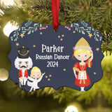 Russian Corp Dancer Queen Lead • Nutcracker Christmas Ornament Personalized Custom Holiday Decor Gift Boy Girl Ballerina Ballet