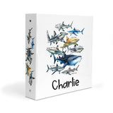 Shark Personalized 2" 3 Ring Binder