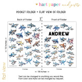 Shark Personalized 2-Pocket Folder
