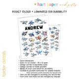 Shark Personalized 2-Pocket Folder