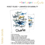 Shark Personalized 2-Pocket Folder