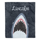 Shark Minky Blanket Personalized Custom