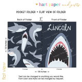 Shark Personalized 2-Pocket Folder