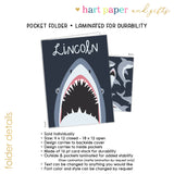 Shark Personalized 2-Pocket Folder