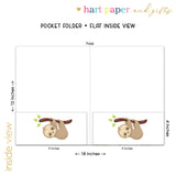 Sloth Personalized 2-Pocket Folder