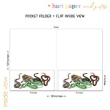 Snakes Personalized 2-Pocket Folder