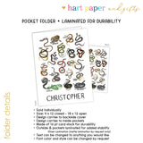 Snakes Personalized 2-Pocket Folder