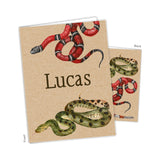 Snakes Personalized 2-Pocket Folder