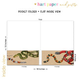 Snakes Personalized 2-Pocket Folder