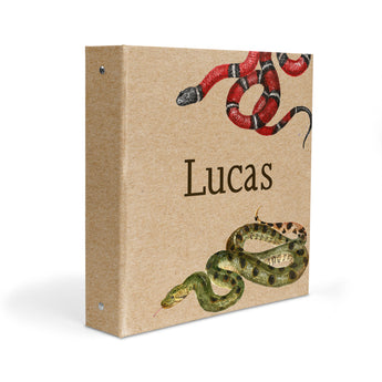 Snake Animal Personalized 2" 3 Ring Binder