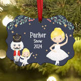 Snow Queen Fairy Baby Snowflake • Nutcracker Christmas Ornament Personalized Custom Holiday Decor Gift Boy Girl Ballerina Ballet