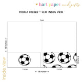 Soccer Ball Personalized 2-Pocket Folder