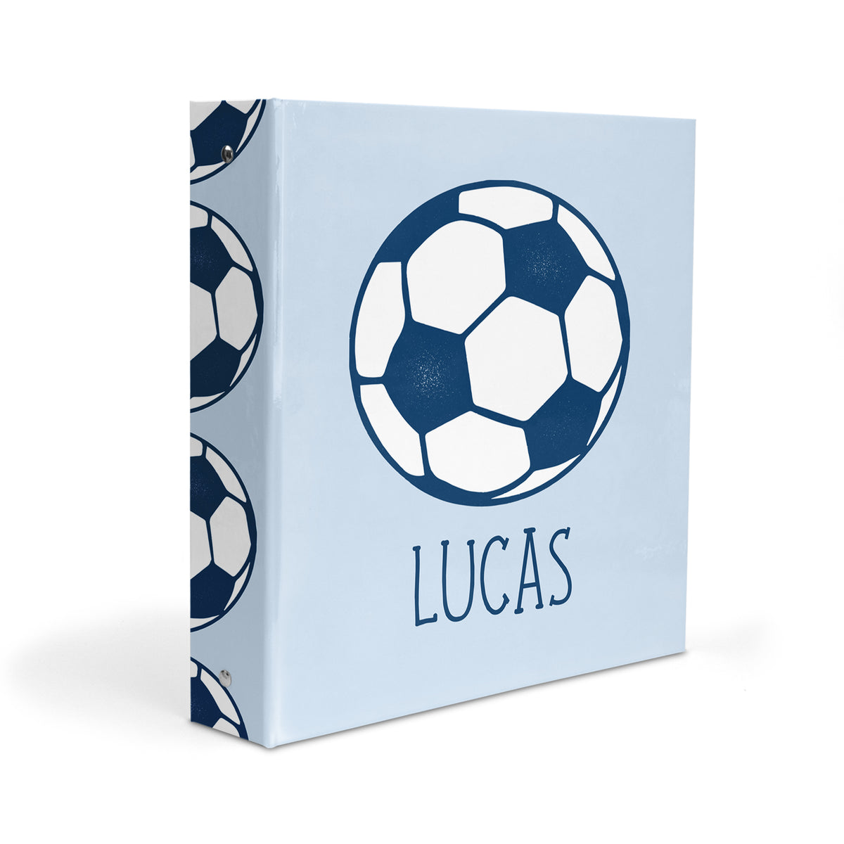 Soccer Sports Personalized Custom 2" 3 Ring Binder • School Office Supplies