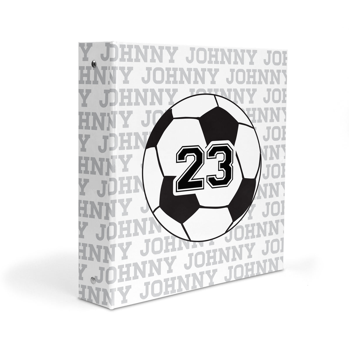 Soccer Sports Personalized Custom 2" 3 Ring Binder • School Office Supplies