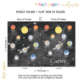 Planets Personalized 2-Pocket Folder
