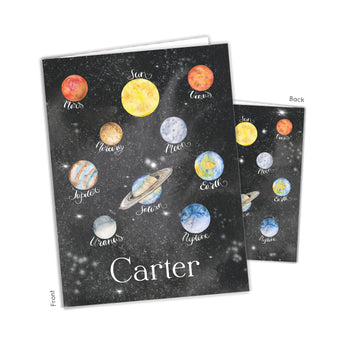 Planets Personalized 2-Pocket Folder