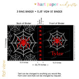 Spider Personalized 2" 3 Ring Binder