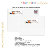Sports Balls Return Address Labels • Self Adhesive Stickers