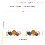 Sports Balls Personalized 2-Pocket Folder