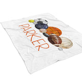 Sports Balls Minky Blanket Personalized Custom