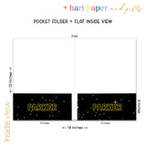 Stars Galaxy Personalized 2-Pocket Folder