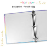 Sun Rainbow Personalized 2" 3 Ring Binder