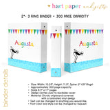 Swimming Sports Personalized 2" 3 Ring Binder