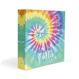 Rainbow Tie Dye Personalized 2" 3 Ring Binder