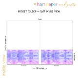 Rainbow Tie Dye Personalized 2-Pocket Folder