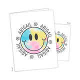 Rainbow Tie Dye Happy Personalized 2-Pocket Folder