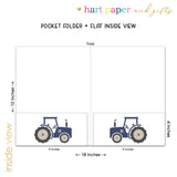 Tractor Personalized 2-Pocket Folder