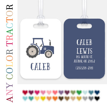 Tractor Luggage Bag Tag