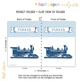 Train Personalized 2-Pocket Folder