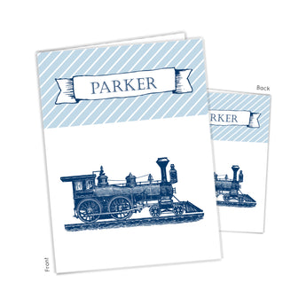 Train Personalized 2-Pocket Folder