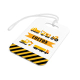 Construction Trucks Luggage Bag Tag
