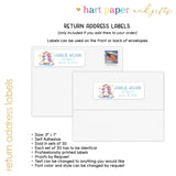 Rainbow Unicorn Thank You Note Card Stationery • Fill in Blank, Lined or Blank Cards