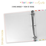 Unicorn Rainbow Personalized 2" 3 Ring Binder