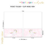 Rainbow Unicorn Personalized 2-Pocket Folder