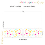 Rainbow Unicorn c Personalized 2-Pocket Folder