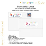 Rainbow Unicorn Mermaid Thank You Note Card Stationery • Fill in Blank, Lined or Blank Cards