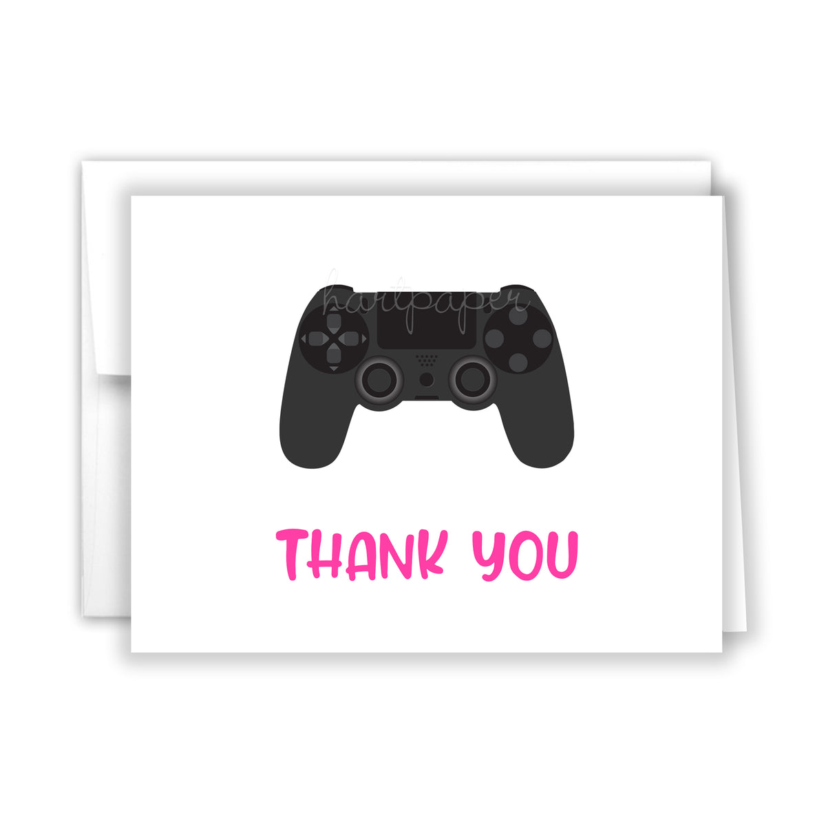 Video Game Thank You Cards Note Card Personalized Custom Stationery • Flat or Folded