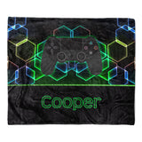 Video Game Minky Blanket Personalized Custom