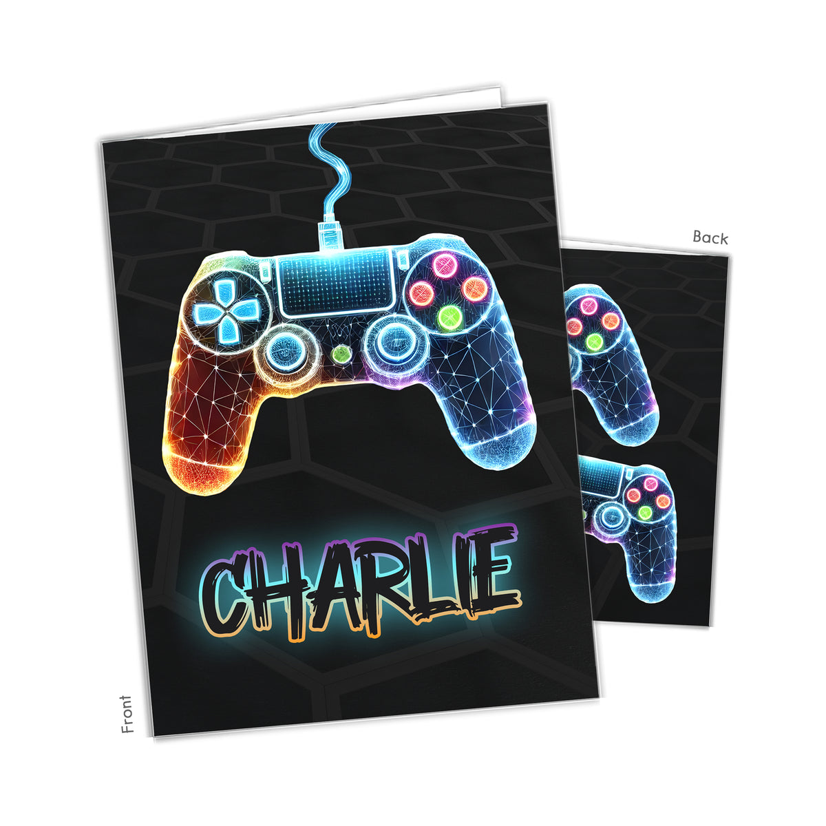 Video Game Personalized Custom 2-Pocket Folder • School Office Supplies