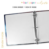 Volcano Personalized 2" 3 Ring Binder