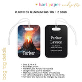 Volcano Luggage Bag Tag