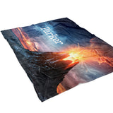 Volcano Minky Blanket Personalized Custom