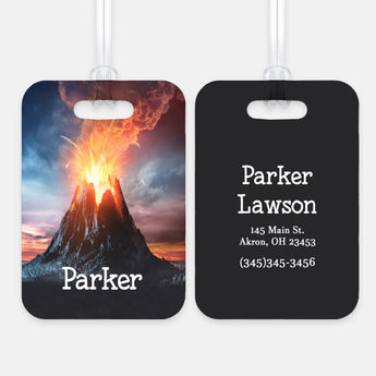 Volcano Luggage Bag Tag