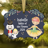 Waltz Flowers Yellow Dew Drop Fairy • Nutcracker Christmas Ornament Personalized Custom Holiday Decor Gift Boy Girl Ballerina Ballet