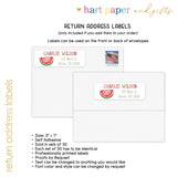 Watermelon Summer Camp Camping Note Cards Stationery • Fill in Blank, Lined or Blank Cards